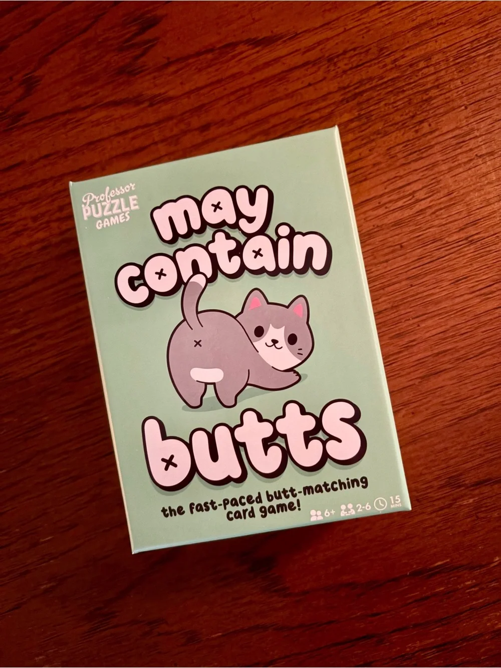 Professor Puzzle Games - May Contain Butts Card Game 🆕